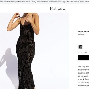 Réalisations Par Zebra Print Dress